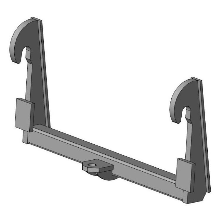 Brackets for MERLO ZM2 (Single Piece with back plates) - P26, P28, P30, P38
